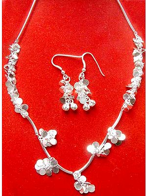 Sterling Necklace and Earrings Set