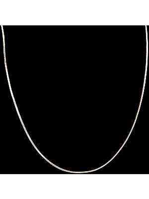 Sterling Omega Chain Necklace