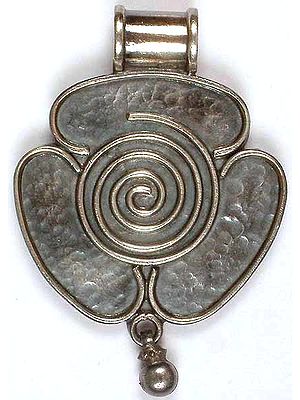 Sterling Pendant with Spiral & Gungroo