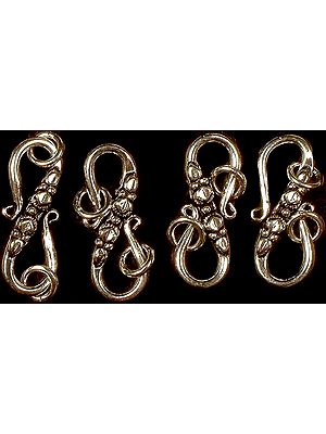 Sterling S Clasp with Jump Rings