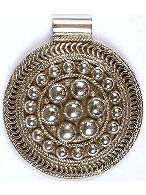 Sterling Shield with Filigree Border