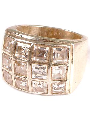 Sterling Silver Ring with Cubic Zirconia