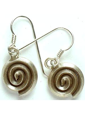 Sterling Spiral Earrings
