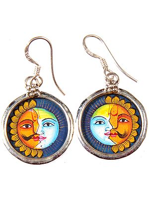Sun and Moon Earrings