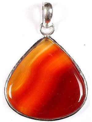Tear Drop Carnelian Pendant