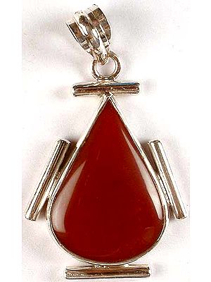 Tear Drop Carnelian Pendant
