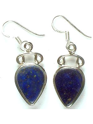 Tear Drop Lapis Lazuli Earrings