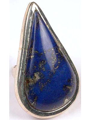 Tear Drop Lapis Lazuli Ring