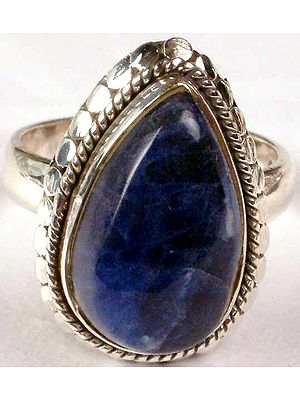 Tear Drop Sodalite Ring
