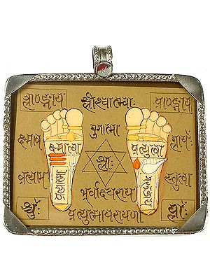 The Auspicious Lotus Feet of Lord Vishnu