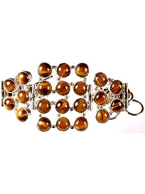 Tiger Eye Cabochon Bracelet