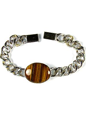 Tiger Eye Chain Bracelet