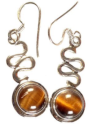 Tiger Eye Earrings