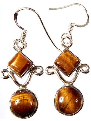 Tiger Eye Earrings