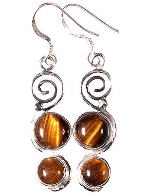 Tiger Eye Earrings