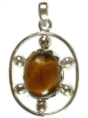Tiger Eye Oval Pendant