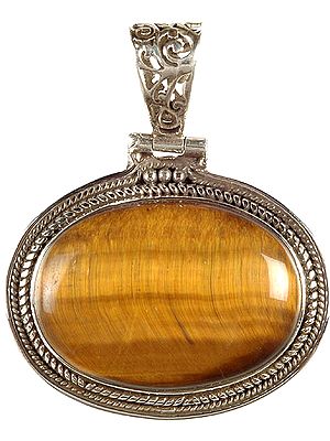 Tiger Eye Oval Pendant