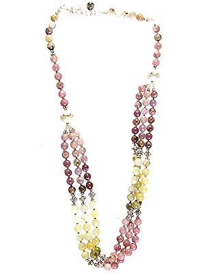 Tourmaline Beaded Bunch Necklace