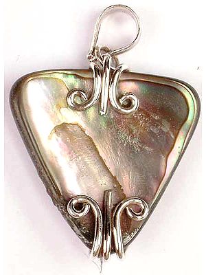 Triangular Abalone Pendant