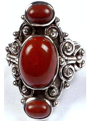 Triple Jasper Ring