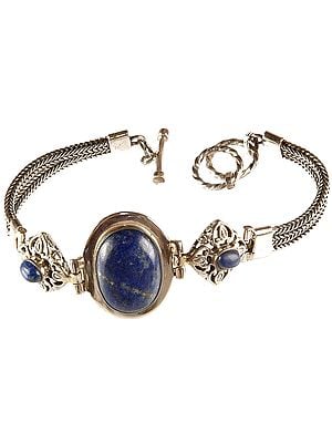Triple Lapis Lazuli Bracelet