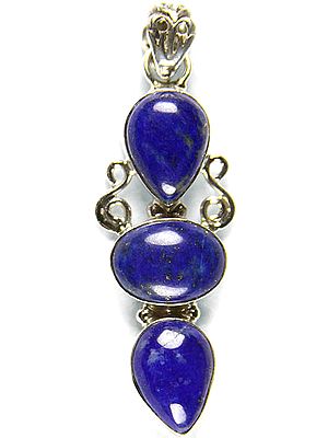 Triple Lapis Lazuli Pendant