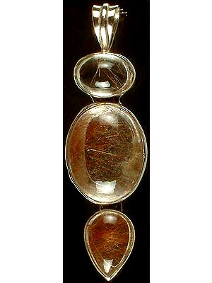Triple Rutilated Quartz Pendant