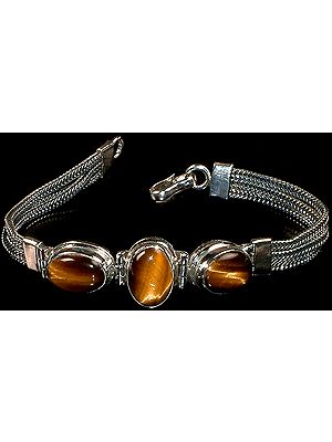 Triple Tiger Eye Bracelet