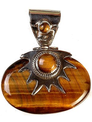 Triple Tiger Eye Pendant