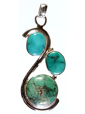 Triple Turquoise Pendant