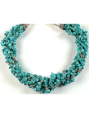 Turquoise Chips Necklace