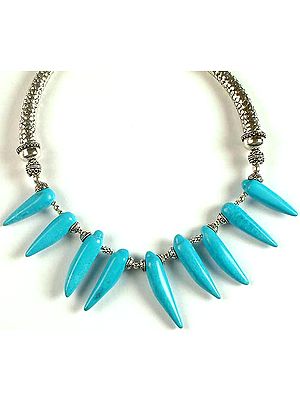 Turquoise Claw Choker
