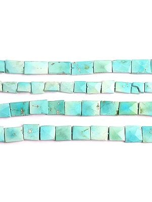 Turquoise Faceted Chewing Gum