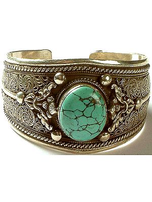 Turquoise Filigree Bracelet