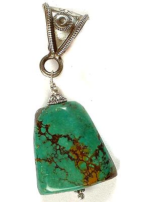 Turquoise Nugget Pendant