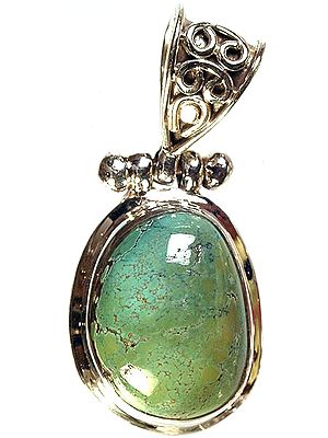 Turquoise Oval Pendant