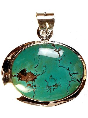 Turquoise Oval Pendant