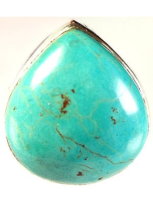 Turquoise Teardrop Finger Ring