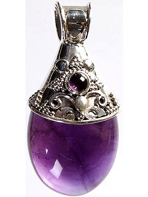Twin Amethyst Pendant