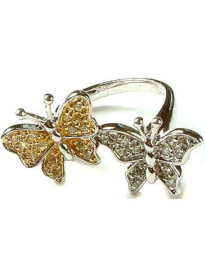 Twin Butterfly Ring