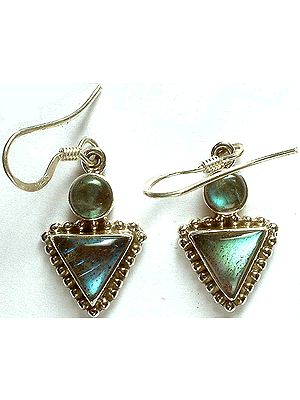 Twin Labradorite Earrings