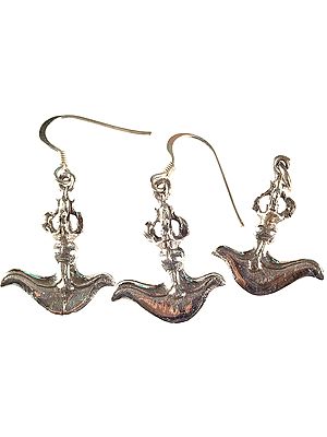 Vajra-chopper Pendant with Matching Earrings Set (To Chop up Disbelievers….)