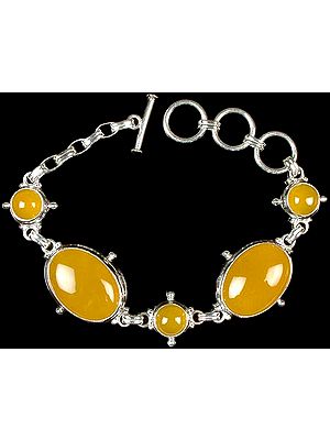 Yellow Chalcedony Bracelet