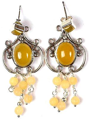 Yellow Chalcedony Chandeliers