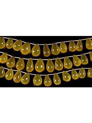 Yellow Chalcedony Plain Drops