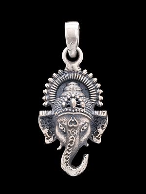 Lord Ganesha Sterling Silver Pendant