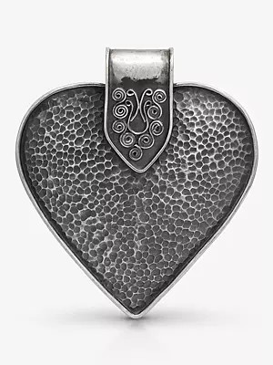 Sterling Antiquated Leaf Pendant