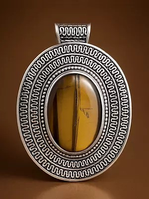 Tiger Eye Large Pendant