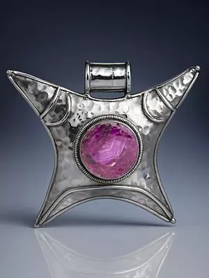 Ruby Large Dimple Pendant