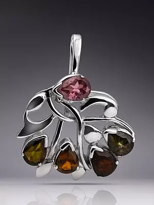 Faceted Tourmaline Pendant